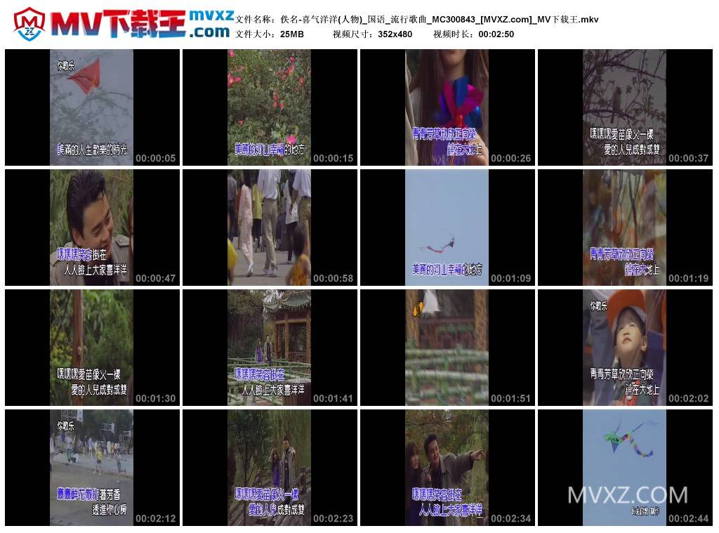 佚名-喜气洋洋(人物)_国语_流行歌曲_MC300843